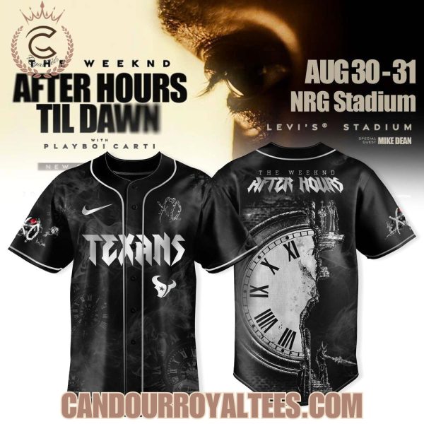 Houston Texans x The Weeknd After Hours Til Dawn 2025 Tour Jersey
