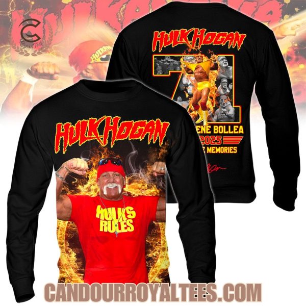 Hulk Hogan Terry Eugene Bollea 1953-2025 Thank You The Memories Tshirt, Hoodie