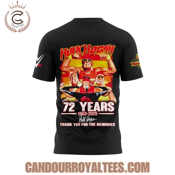 Hulk Hogan Thank You the Memories in WWE & WCW Tshirt