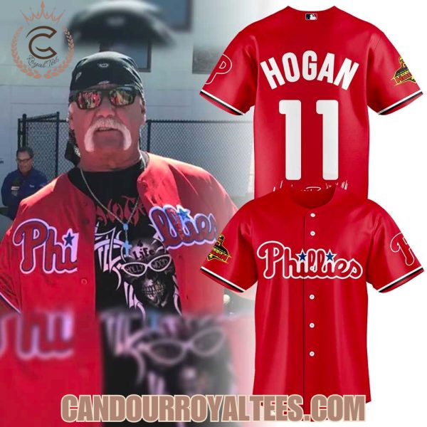 Hulk Hogan x Phillies Signature Jersey