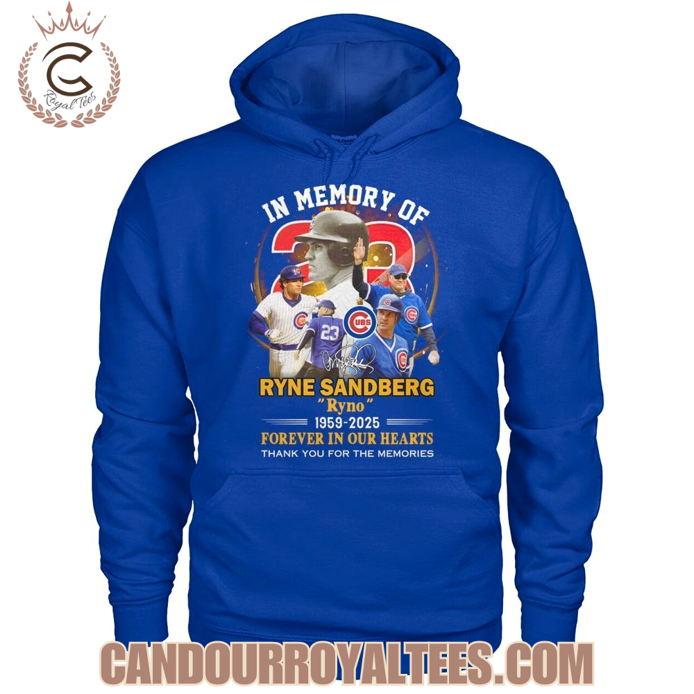 In Memory Of Ryne Sandberg 1959-2025 Forever In Our Hearts T-Shirt In Memory Of Ryne Sandberg 1959-2025 Forever In Our Hearts T-Shirt