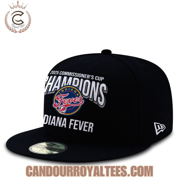 Indiana Fever 2025 WNBA Commissioner’s Cup Champions TShirt, Cap