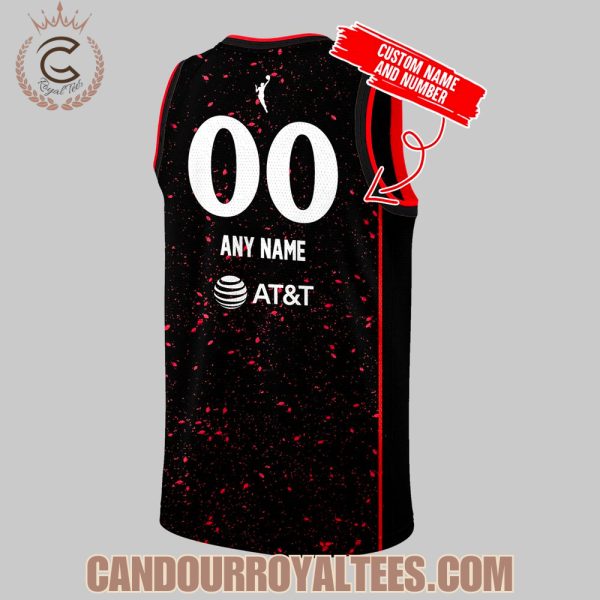 Indiana Fever Stranger Things Rebel Swingman Limited Edition Black Jersey