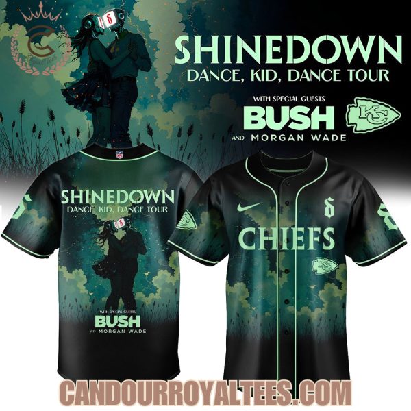 Tennessee Titans x Shinedown Dance, Kid, Dance Tour Merch 2025 Baseball Jersey