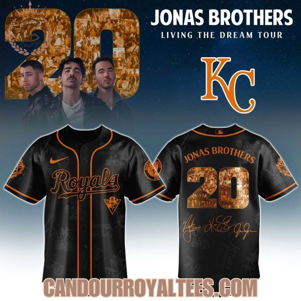 Kansas City Royals x Jonas Brothers Living The Dream Tour 2025 Jersey