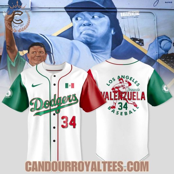 Los Angeles Dodgers Fernando Valenzuela Legacy Jersey