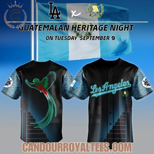 Los Angeles Dodgers Guatemalan Heritage Night Special Jersey 2025