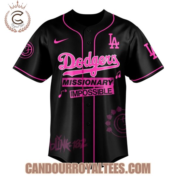 Los Angeles Dodgers x Blink-182 Missionary Impossible Tour 2025 Jersey