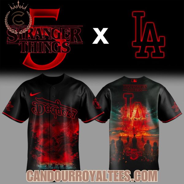 Los Angeles Dodgers x Stranger Things 5 Jersey
