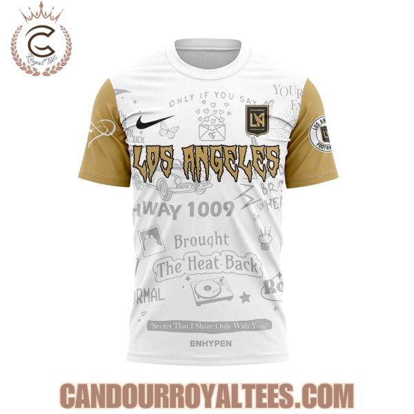Los Angeles FC x Enhypen Walk The Line 2025 Signature Tshirt, Hoodie