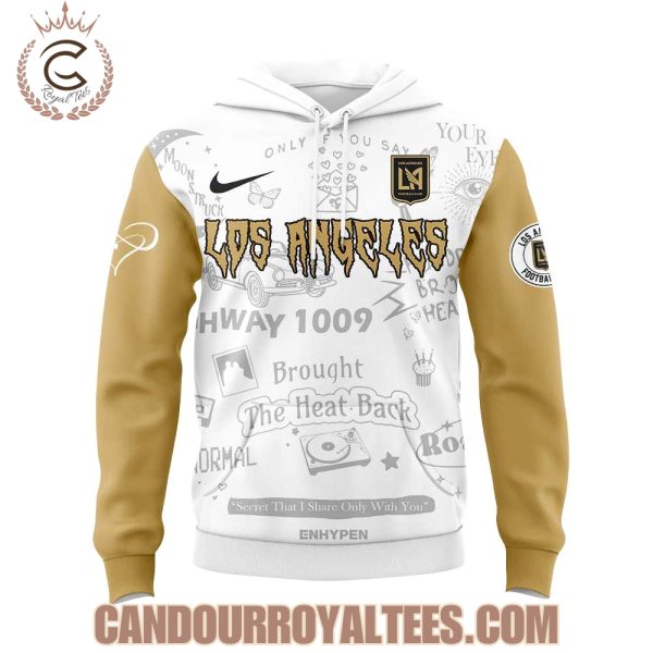 Los Angeles FC x Enhypen Walk The Line 2025 Signature Tshirt, Hoodie