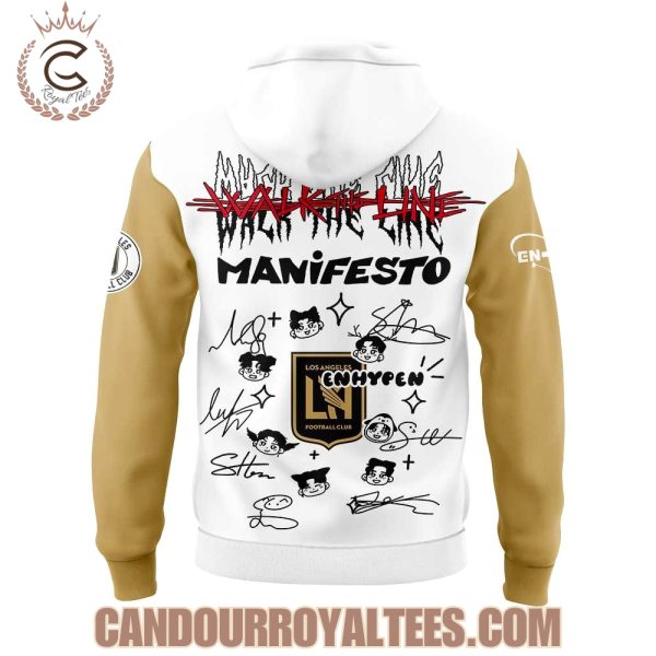 Los Angeles FC x Enhypen Walk The Line 2025 Signature Tshirt, Hoodie