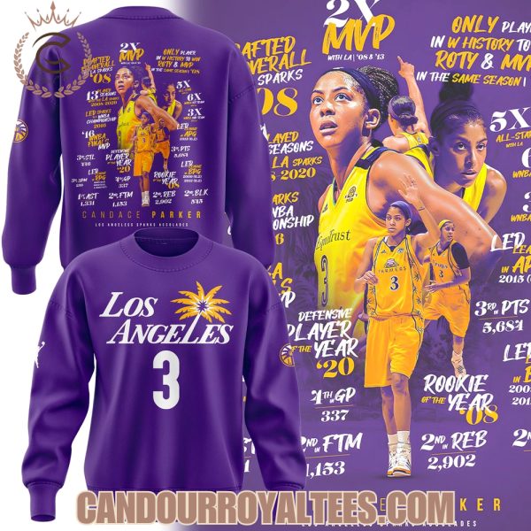 Los Angeles Sparks Candace Parker MVP Tshirt