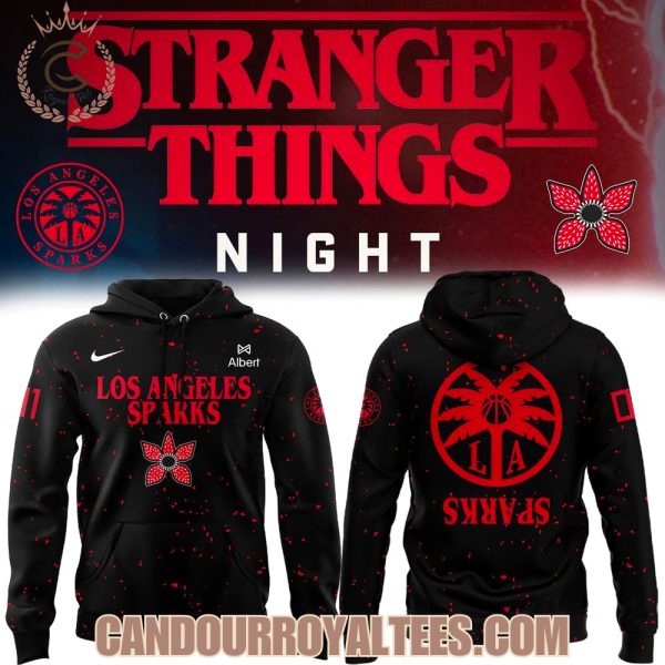Los Angeles Sparks Stranger Things Rebel Swingman Tsihrt, Hoodie