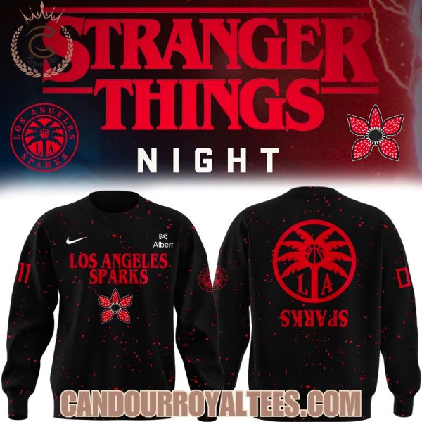 Los Angeles Sparks Stranger Things Rebel Swingman Tsihrt, Hoodie