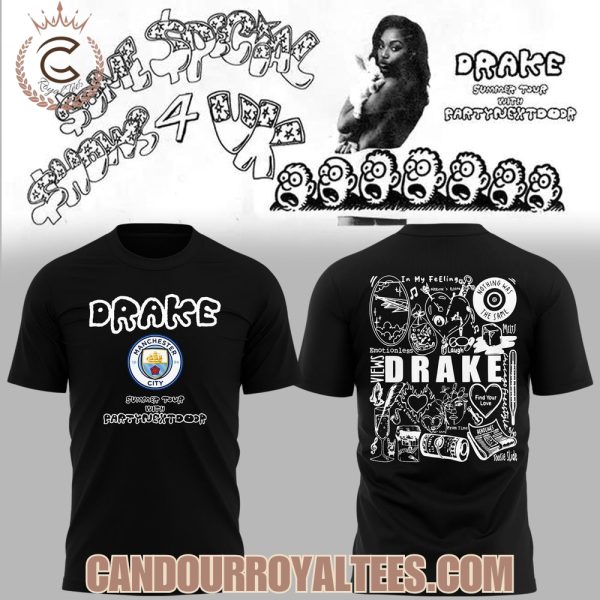 Manchester City x Drake Summer Tour 2025 Tshirt