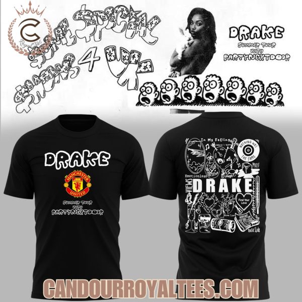Manchester United x Drake Summer Tour 2025 Tshirt