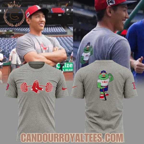 Mascot Boston Red Sox Gym Tshirt, Hoodie