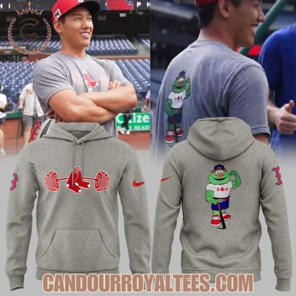 Mascot Boston Red Sox Gym Tshirt, Hoodie