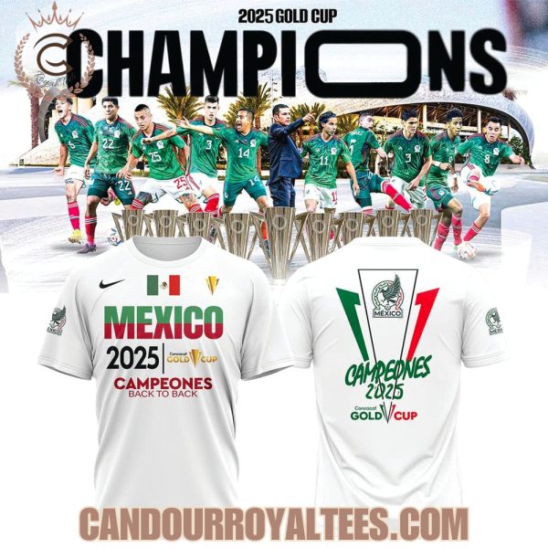 México campeón de la Copa Oro de la CONCACAF 2025 White Tshirt, Hoodie