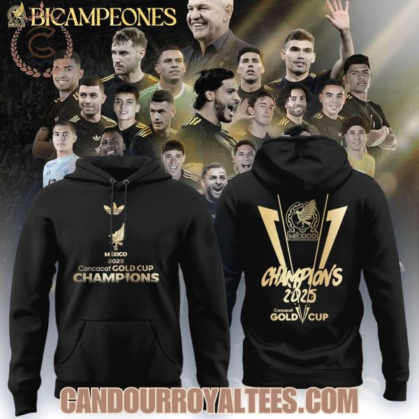 Mexico Champions 2025 Concacaf Gold Cup Hoodie