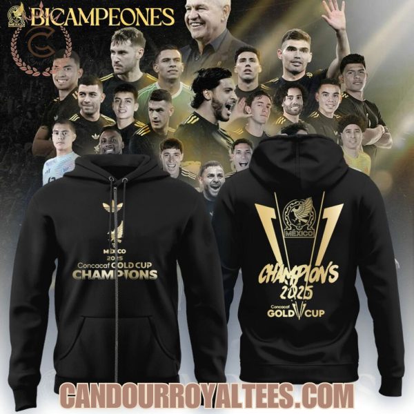 Mexico Champions 2025 Concacaf Gold Cup Hoodie
