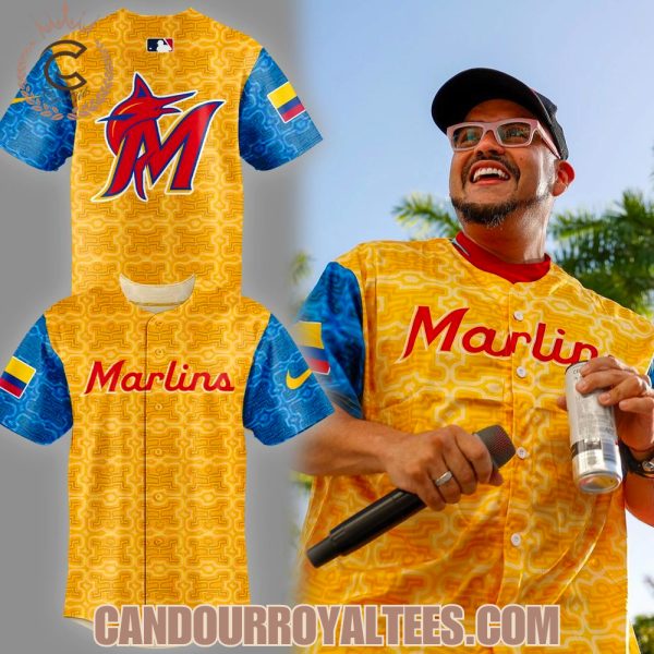 Miami Marlins Colombian Heritage Jersey