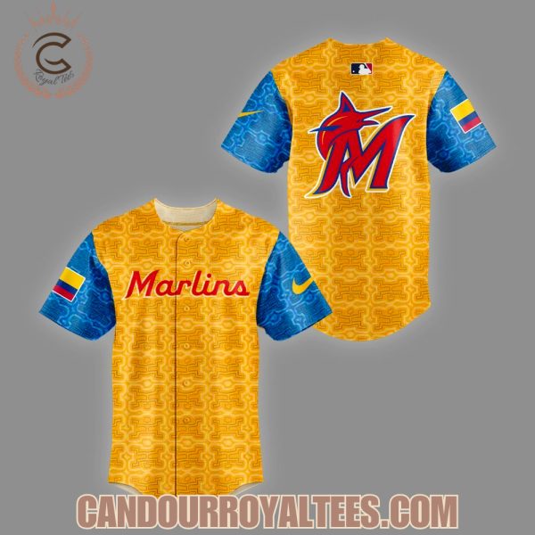 Miami Marlins Colombian Heritage Jersey