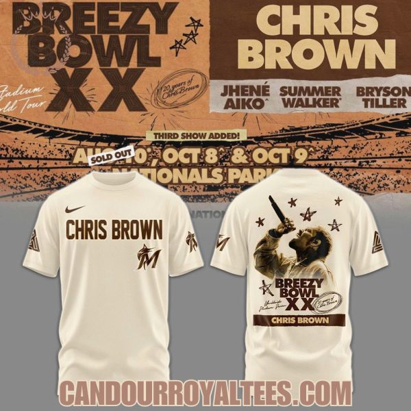 Miami Marlins x Chris Brown BREEZY BOWL 2025 Tshirt, Hoodie