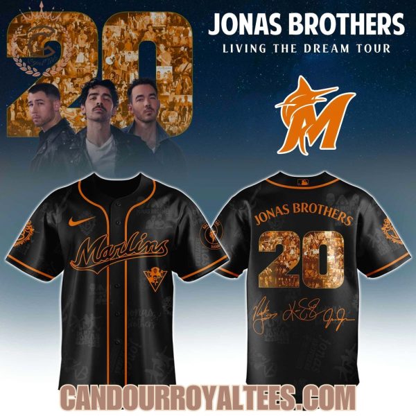 Miami Marlins x Jonas Brothers Living The Dream Tour 2025 Jersey