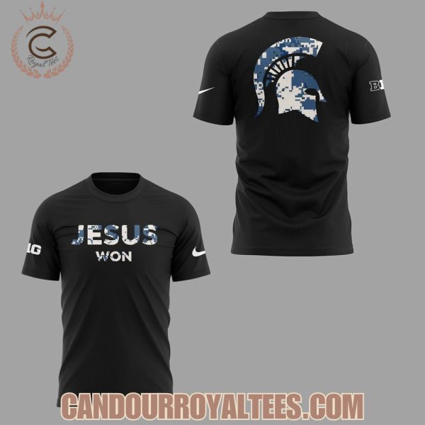 Michigan Spartans x Jesus Won 2025 Tshirt