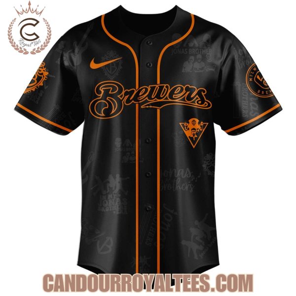 Milwaukee Brewers x Jonas Brothers Living The Dream Tour 2025 Jersey