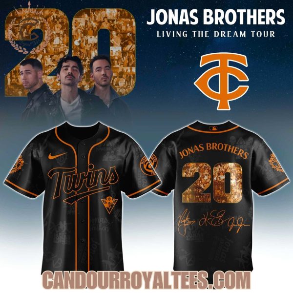 Minnesota Twins x Jonas Brothers Living The Dream Tour 2025 Jersey