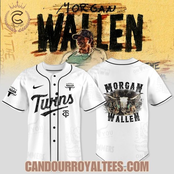 Minnesota Twins x Wallen Morgan tour Merch 2025 Jersey