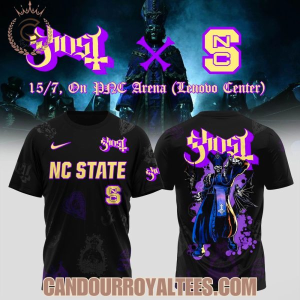 NC State x Ghost Band World Tour 2025 Tshirt, Hoodie