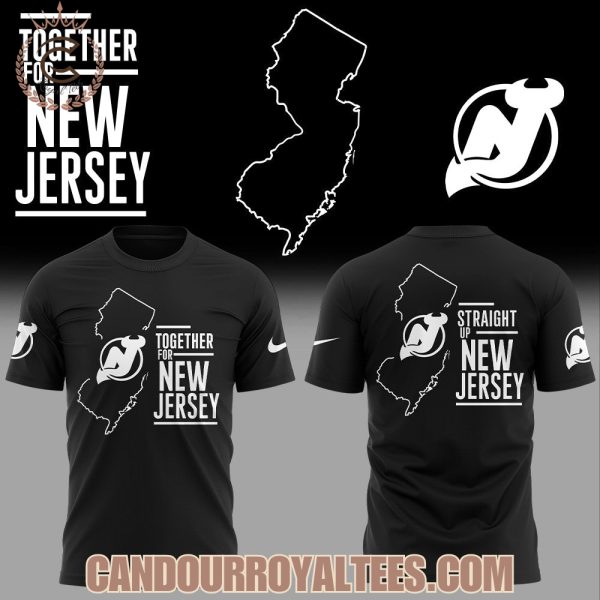 New Jersey Devils Together for New Jersey Straight Up Tshirt
