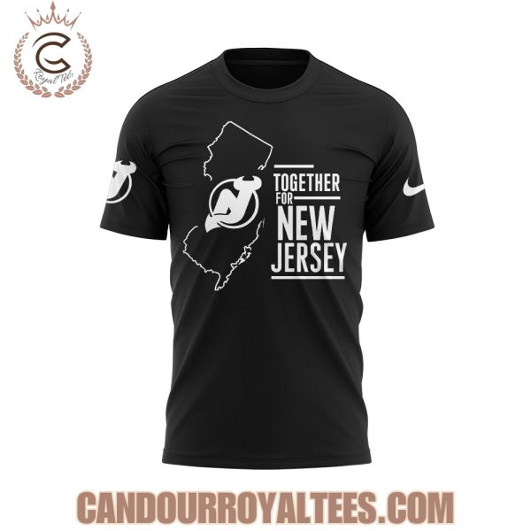 New Jersey Devils Together for New Jersey Straight Up Tshirt