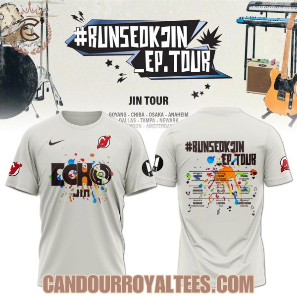 New Jersey Devils x JIN – RunSeokjin Ep. Tour 2025 Tshirt, Hoodie