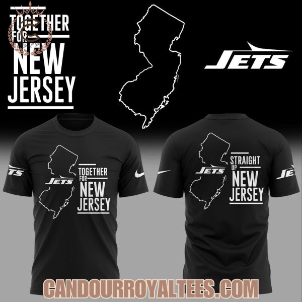 New York Jets Together for New Jersey Straight Up Tshirt