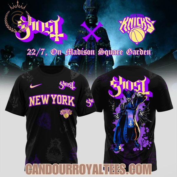 New York Knicks x Ghost Band World Tour 2025 Tshirt, Hoodie