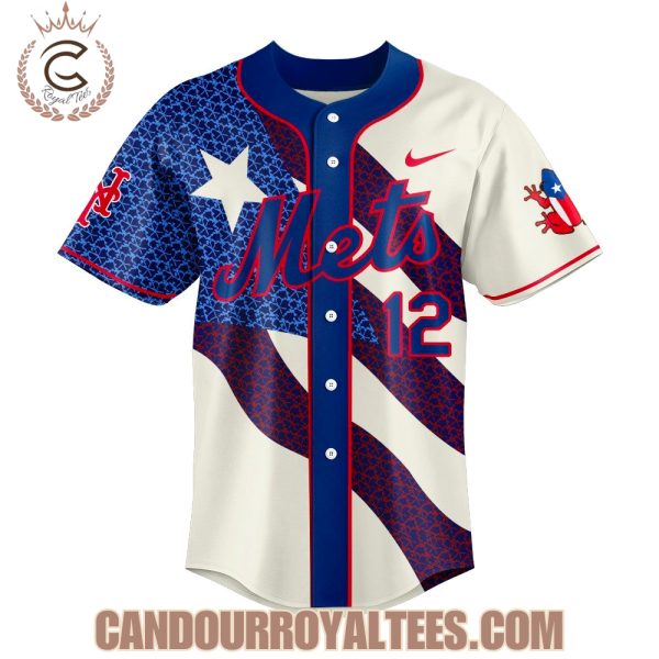 New York Mets Puerto Rico Themed Jersey 2025 Jersey