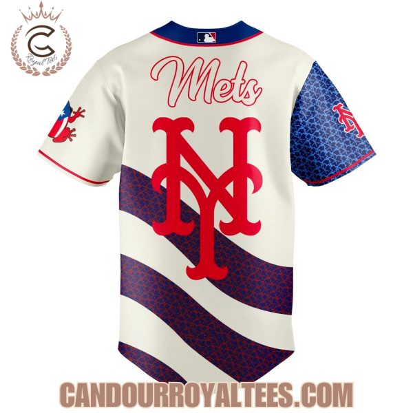 New York Mets Puerto Rico Themed Jersey 2025 Jersey