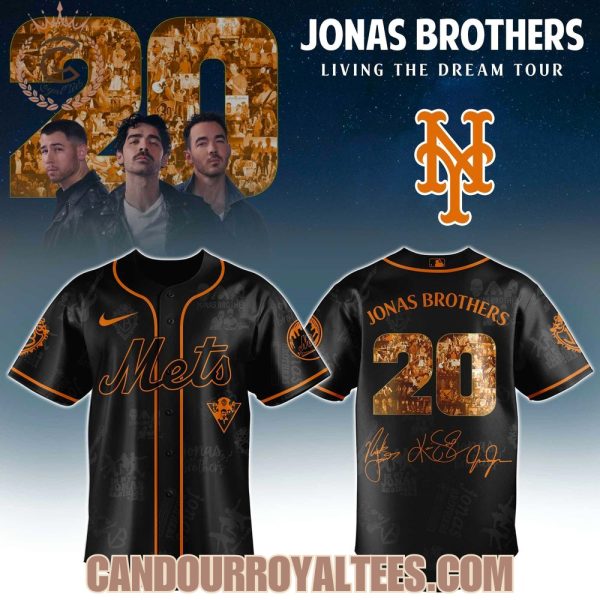 New York Mets x Jonas Brothers Living The Dream Tour 2025 Jersey