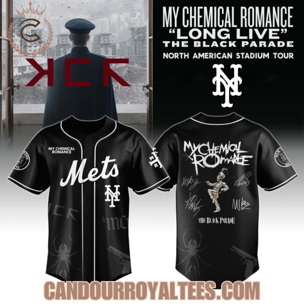 New York Mets x My Chemical Romance “Long Live The Black Parade” North American Stadium Tour Jersey