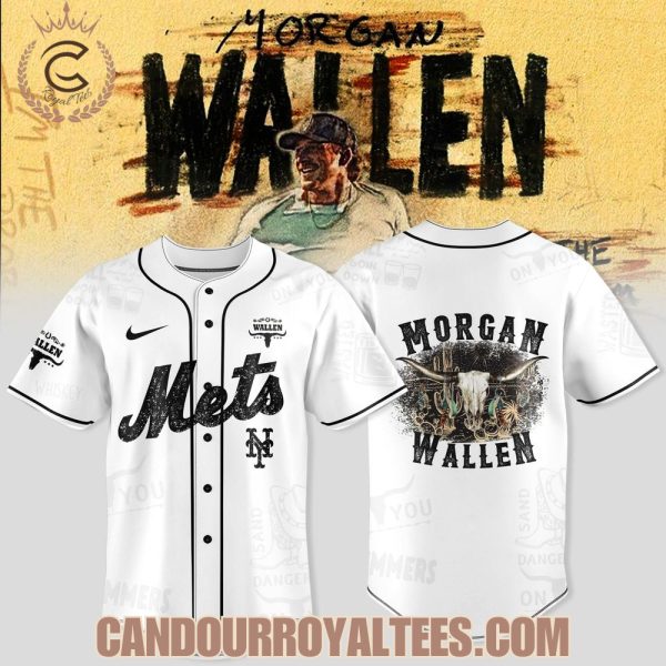 New York Mets x Wallen Morgan tour Merch 2025 Jersey