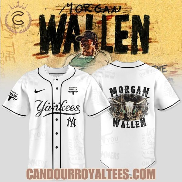 New York Yankees x Wallen Morgan tour Merch 2025 Jersey