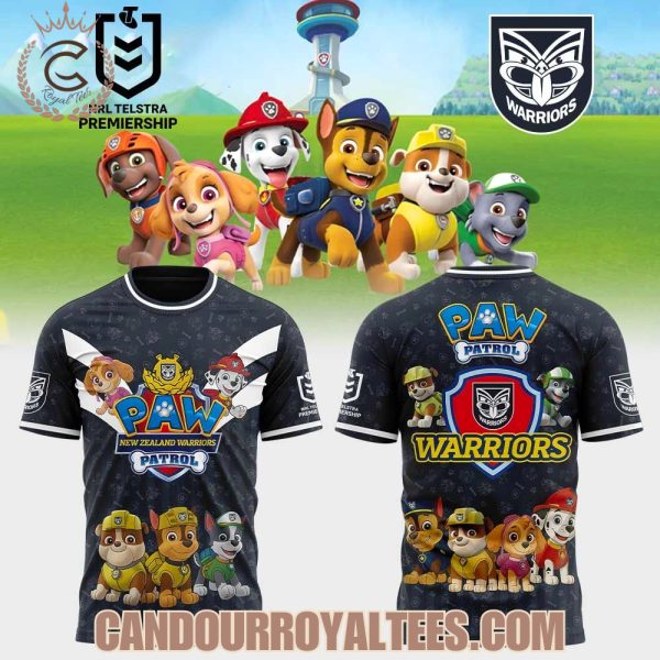 New Zealand Warriors x Paw Patrol Shirt