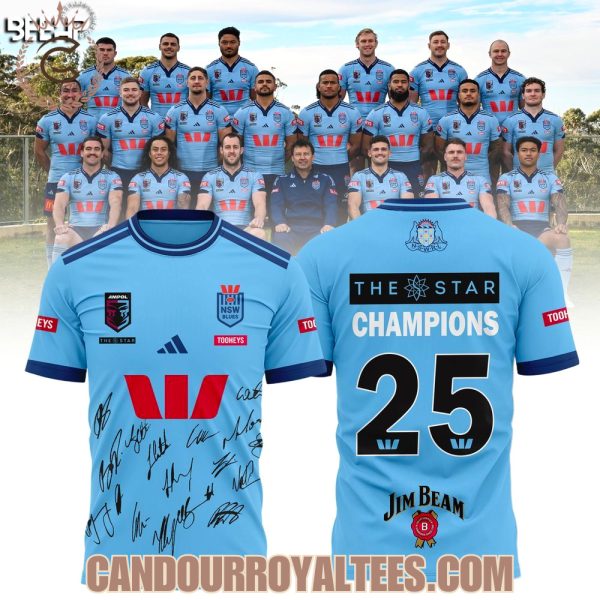 NSW Blues State Of Origin 2025 Champions Hoodie