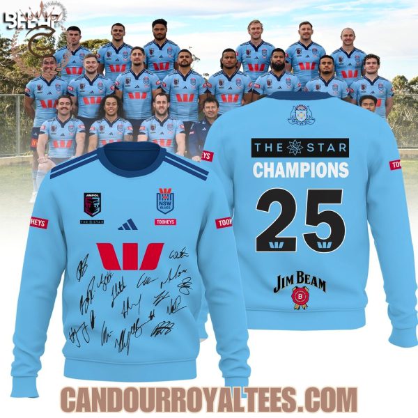 NSW Blues State Of Origin 2025 Champions Hoodie