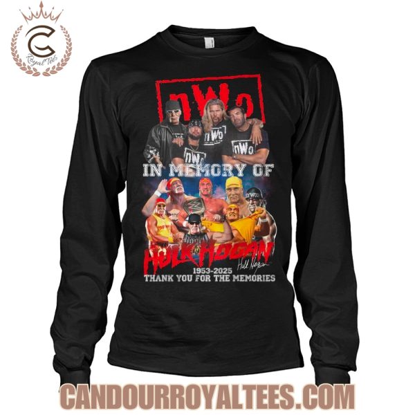 nWo In Memory Of Hulk Hogan 1953-2025 Thank You For The Memories T-Shirt